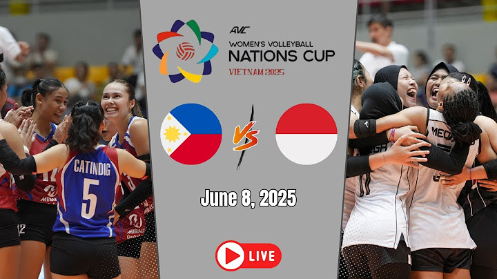 Philippines 🇵🇭 vs 🇮🇩 Indonesia | AVC Womens Volleyball Nations Cup | June 8, 2025 | Hanoi, Vietnam