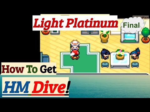 Husk Admin race How To Get HM Dive In Pokemon Light Platinum | GBA Rom Hack - YouTube