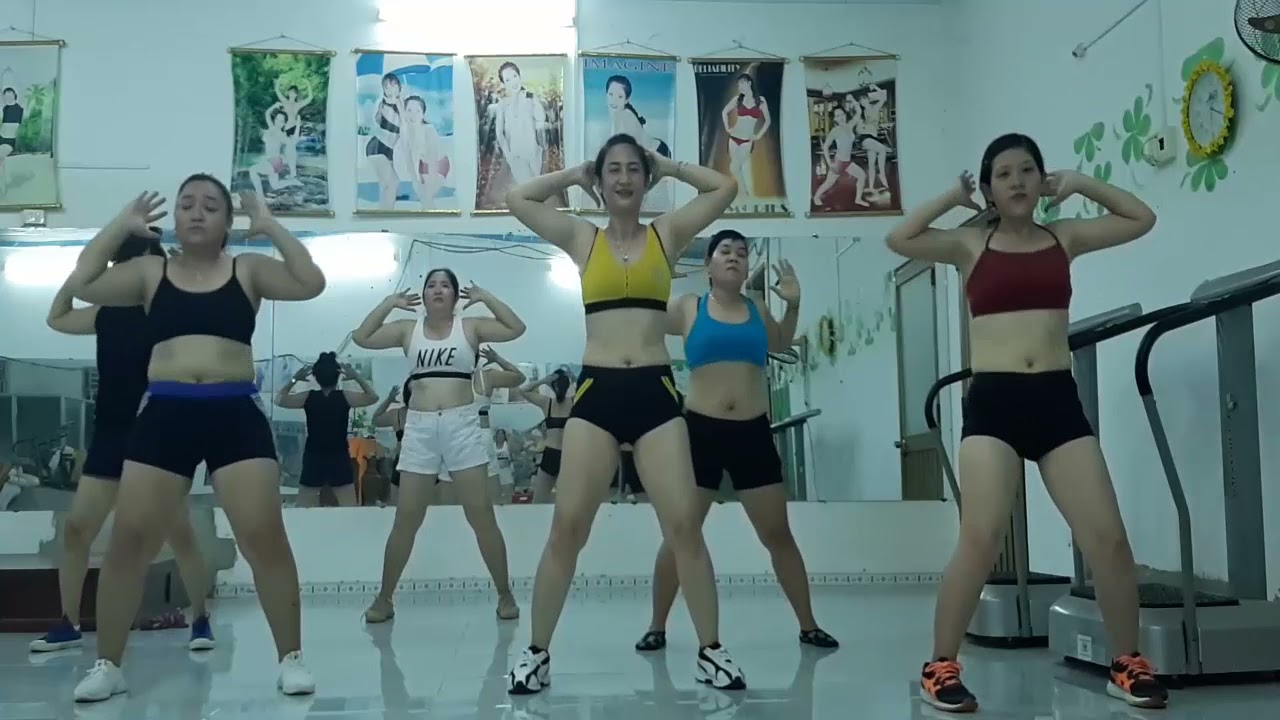 Simple aerobics exercises at home to help lose weight fast and burn calories | Aerobic Fitness VN