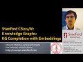 Stanford CS224W: Machine Learning with Graphs | 2021 | Lecture 10.2 - Knowledge Graph Completion