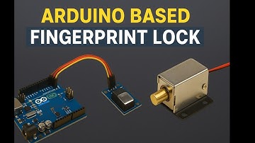 How to make finger print based lock using arduino | Home security system