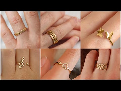 Kids Gold Finger Ring (KFR394)