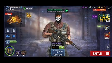 Modern ops Android gameplay| Android/iOS Maultibattle fighting | #1