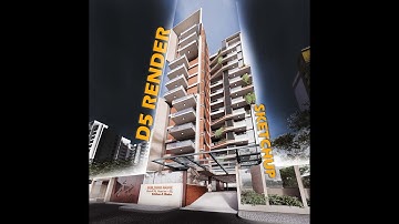 D5 RENDER | ARCHITECTURAL ANIMATION | AN APARTMENT BUILDING | GULSHAN | DHAKA | SKETCHUP 2021