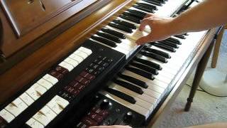 1968 LOWREY Berkshire Deluxe TBO-1 Home Organ