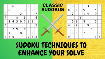 One of the most powerful techniques in Classic Sudokus !