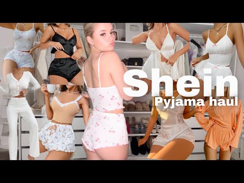 Shein pyjama haul | try on | summer pjs | 2024