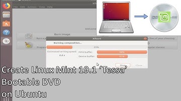 Create Linux Mint Bootable DVD on Ubuntu