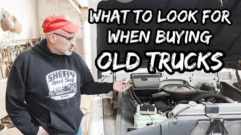 What to Look for When Buying Old Trucks