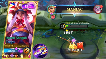 NEW ONE SHOT BUILD😮 | BROKEN BUILD | TOP 1 GLOBAL FREYA | FREYA BEST BUILD 2022 | MUST WATCH | MLBB✓