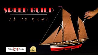 You should MAKE this as your first wood ship model, Billing Boats FD10 Yawl 1:50 Scale