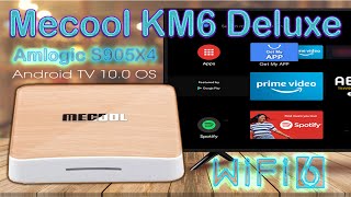 Mecool KM6 DELUXE Лучший TV Box от этой компании за всё время Amlogic S905X4 Распаковка