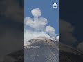 Sicily’s Mount Etna blows smoke rings into the sky