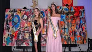Models Milena and Alina pose  @artheartsfashion Art Basel