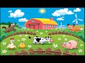 Farm Animal 2 activity and song for children full Educational video for babies and toddlers