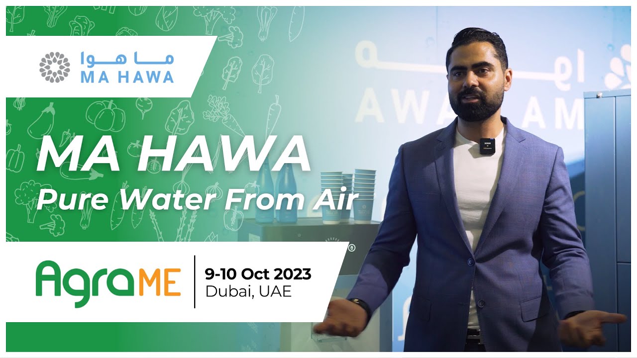 Ma Hawa showcase their revolutionary water technology at AgraME Expo 2023