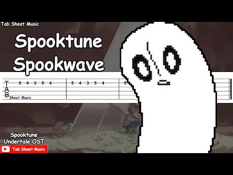 Undertale OST - Spooktune (Spookwave) Guitar Tutorial