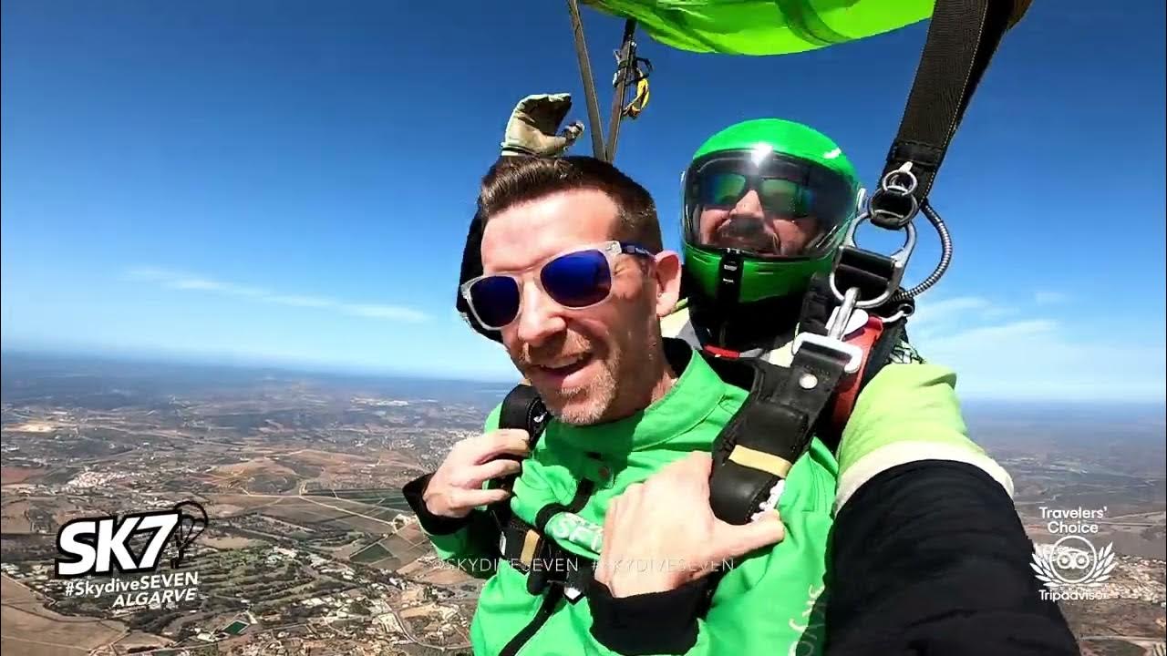 Tandem Skydive Salto de Paraquedas Algarve Cai 
