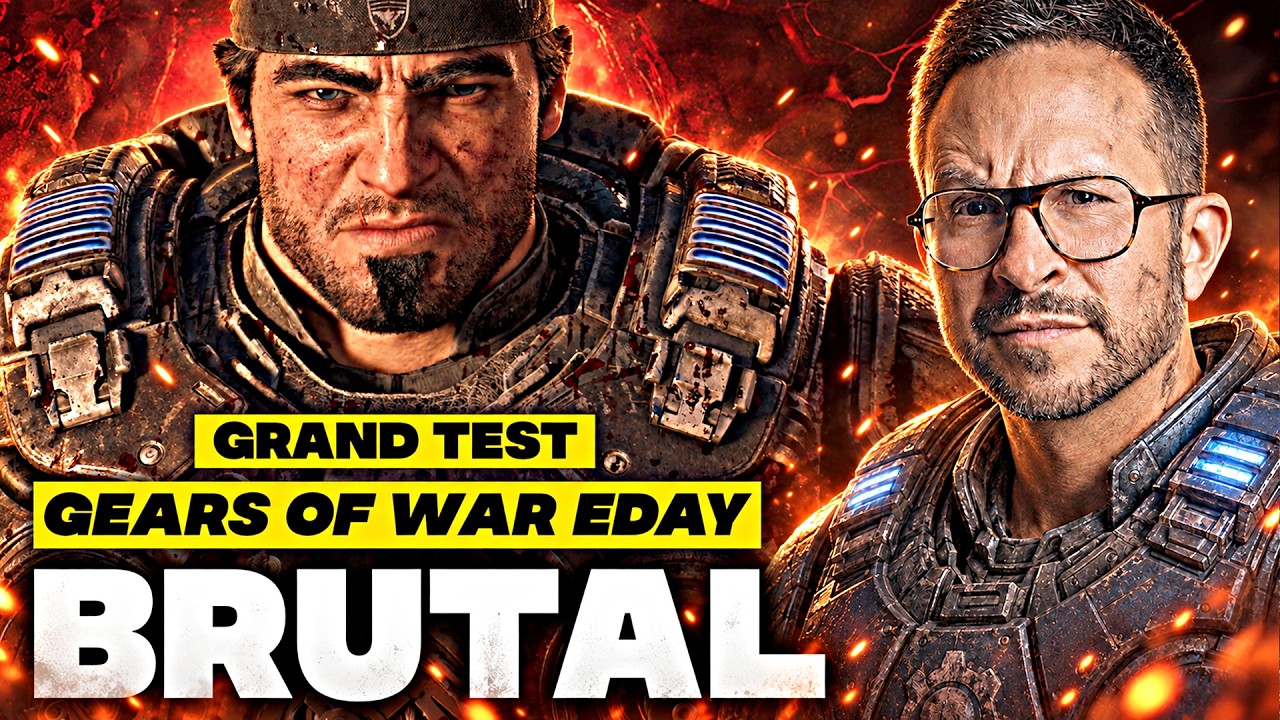 GEARS OF WAR EDAY 🔥 LE GRAND TEST BRUTAL !!!