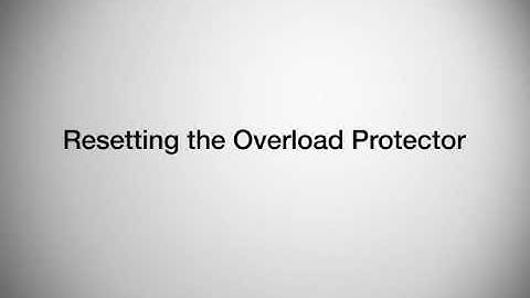 Reset the Overload Protector on InSinkErator Garbage Disposal
