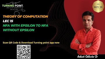 LEC 15 | NFA with epsilon to NFA without epsilon | TOC | GATE | Semester | BARC | ISRO | Ankush Sir