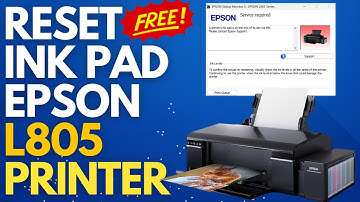How to Reset Ink Pad in Epson L805 Printer | Free Download Epson Adjustment Program