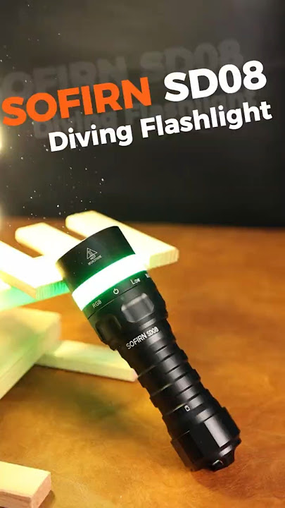 🤔Amphibious   Adjustable RGB Mood Lighting? Meet the SD08 flashlight!#sofirn #flashlight #diving