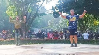 MUNDUR ALON-ALON | SENAM AEROBIK BODY LANGUAGE melumerkan gumpalan-gumpalan lemak