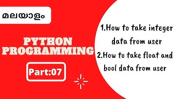 Part 7| Python Malayalam Tutorial For Beginners |Python Coding Challenge|Aamil world