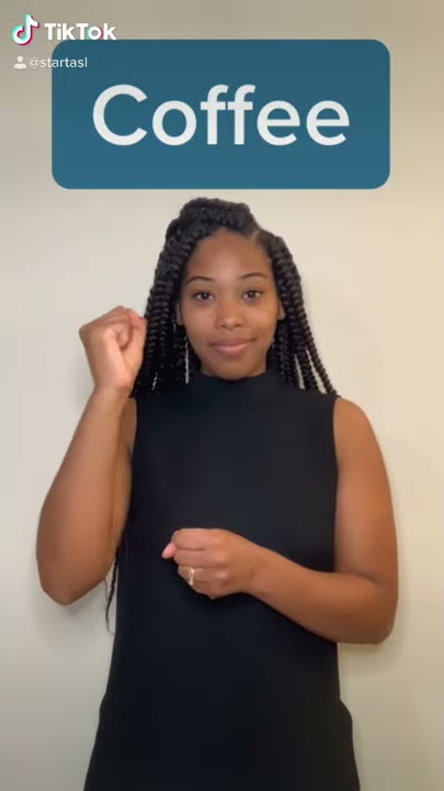 Coffee in American Sign Language (ASL)