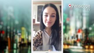 Алла Бергер о своем питании и диете в Periscope live