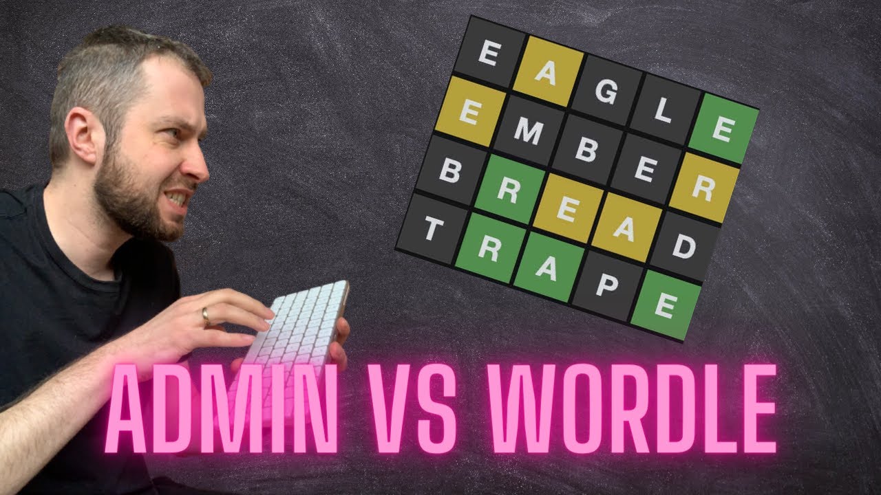 Gra WORDLE metodą 'na admina' ????