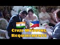 INDIAN-FILIPINO CIVIL WEDDING REQUIREMENTS IN PHILIPPINES | Hydrhoze Vlogs