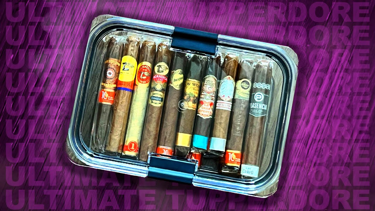 The Easy Way to Build a Tupperware Humidor for Your Cigars YouTube