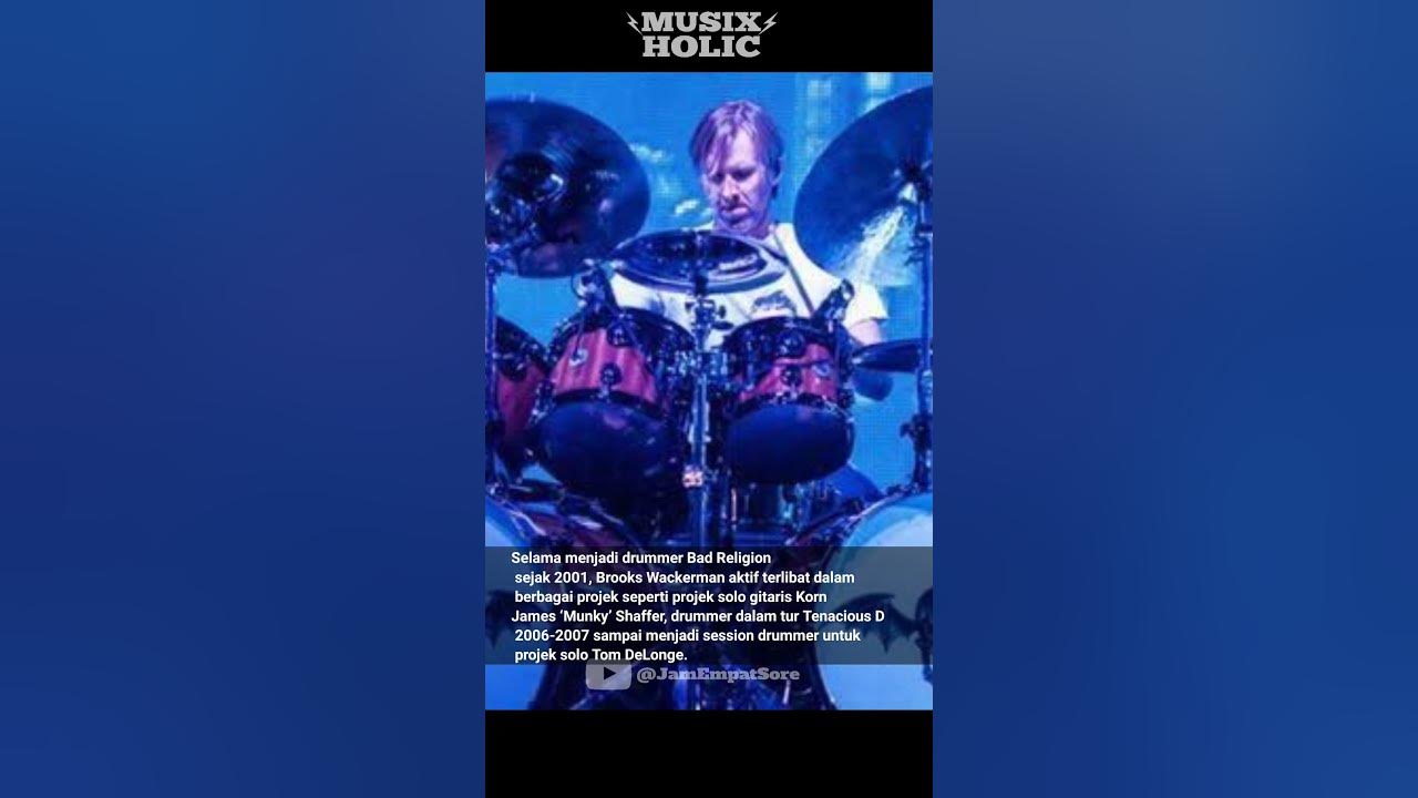 Brooks Wackerman drummer senior perkuat Avenged Sevenfold 🤘🔥