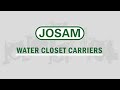 Josam Company Water Closet Carrier Installation Video