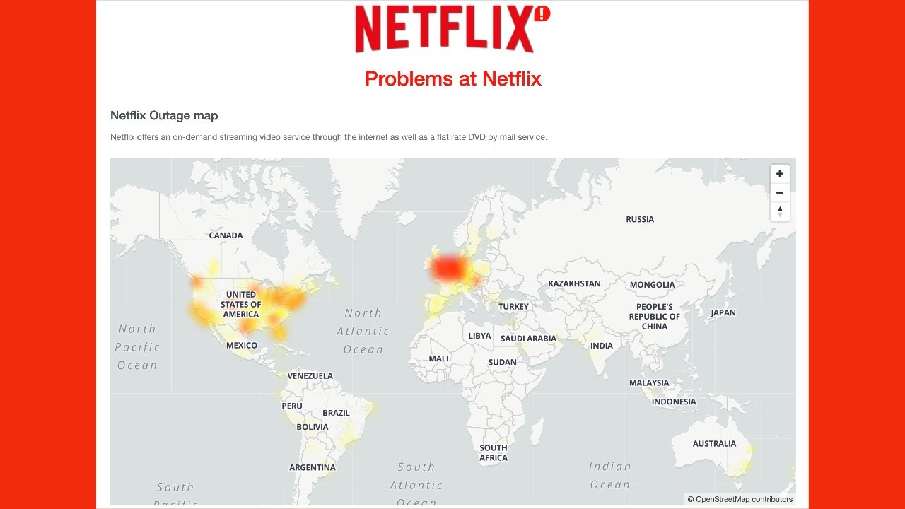 Netflix Down Live Outage Map August 2020 Youtube - roblox down service status map problems history outage