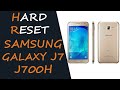 Samsung galaxy j7 j700h hard reset. Аппаратный сброс до заводских настроек. Забыл графический ключ