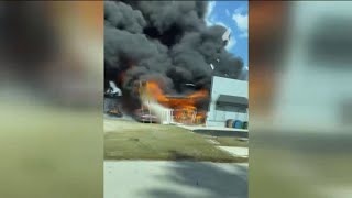 Massive fire erupts at Cape Coral commercial buildings