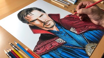 Drawing Doctor Strange (Benedict Cumberbatch) - Time-Lapse + Real-Time | ARTOLOGY