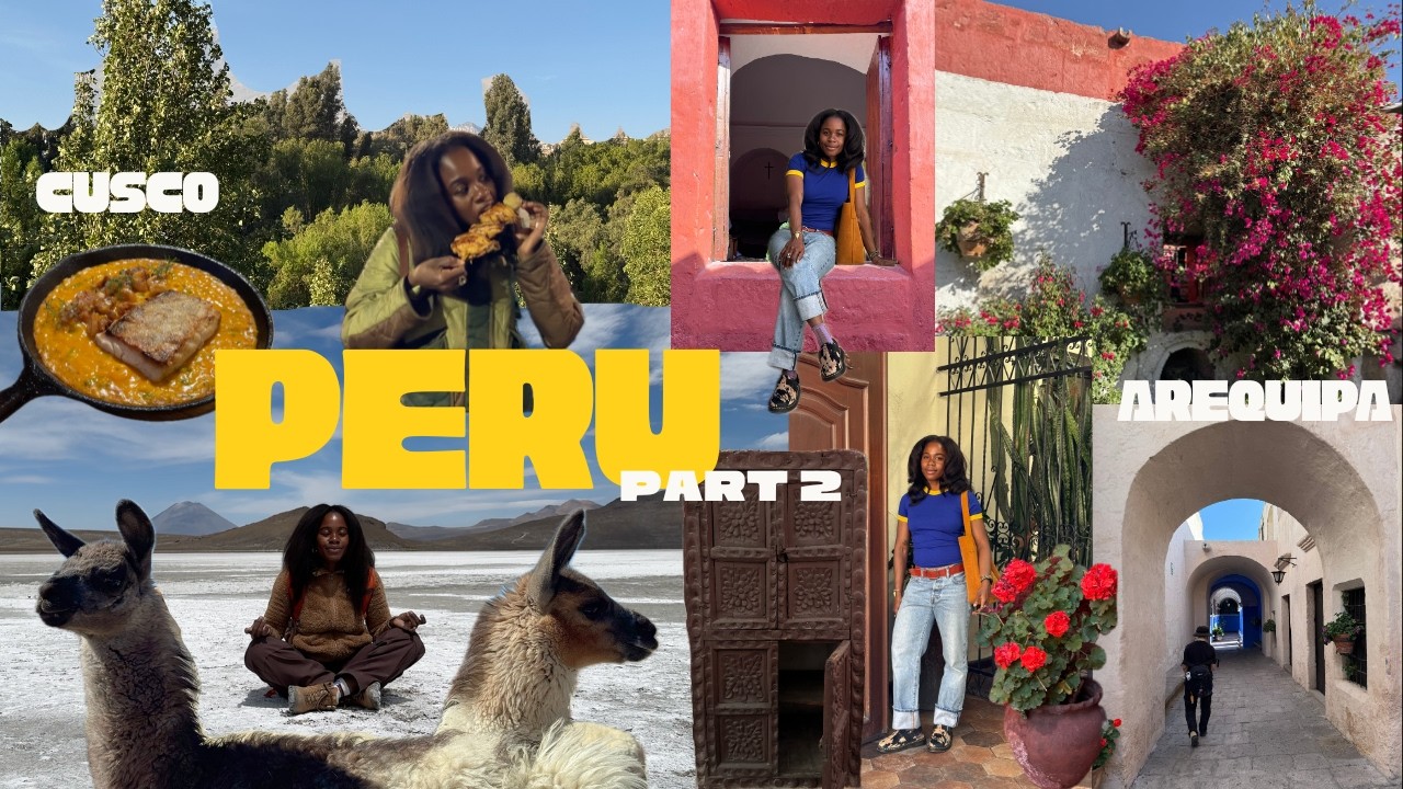 Изучение природы, вкусной еды и рынков — видеоблог о путешествии по Перу, часть 2 (Куско и Арекипа)