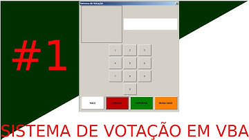 Série: SISTEMA de VOTAÇÃO em VBA! #1