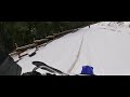 2018 yz250x Trail Riding in the snow.