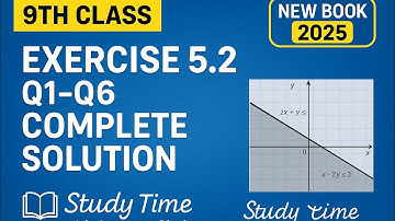 Class 9 Math | Ex 5.2 Q1–Q6 Complete Solution | New Book