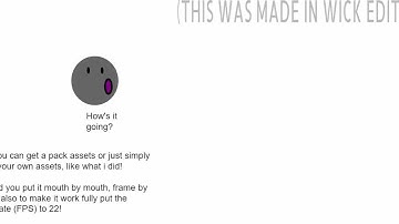 BFDI wick editor lipsync test