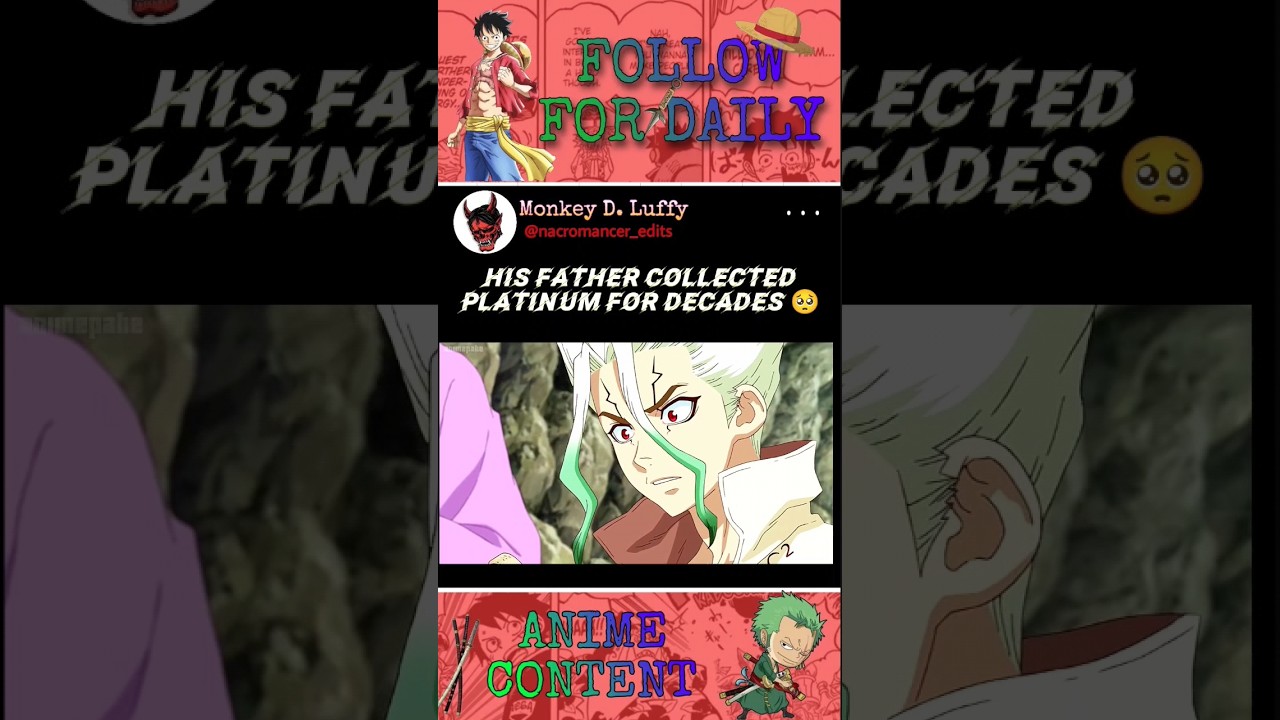 Senku Father Collected All the Platinum for him S03E11 