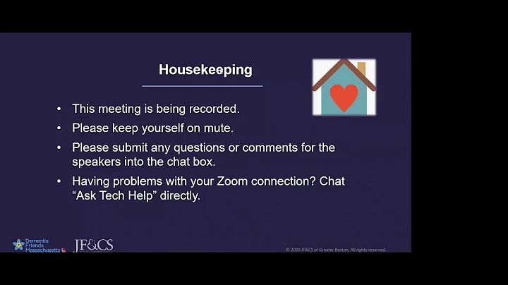 Dementia Symposium 2020: Part One