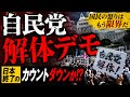 【報道されない】大規模な自民党解体デモ