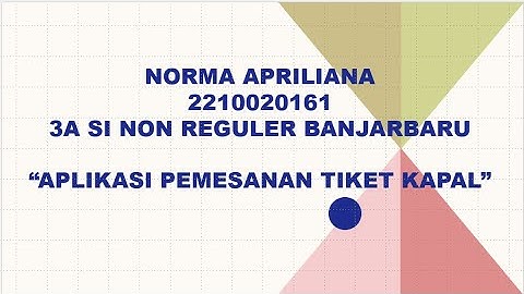 UAS PEMROGRAMAN TERSTRUKTUR | NORMA APRILIANA | NPM 2210020161