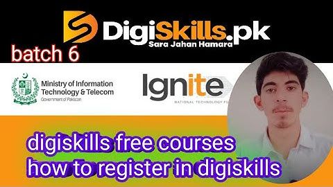 what is digiskills( how to free enroll in digiskill porogram batch 6) How do we apply for batch6?